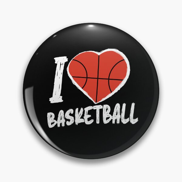 Artikelvorschau, Ich liebe Basketball - weißer Schmutz-Text entworfen und verkauft von hotshots-design.