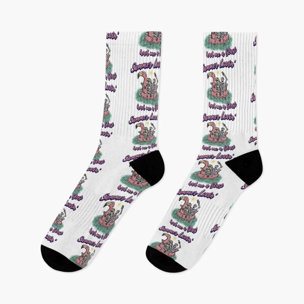 Item preview, Summer Lovin Had Me Blast - Summer Lovin' Skeletons in Pink Flamingo Float designed and sold by printify.