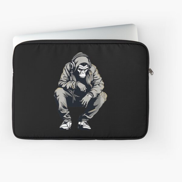 Item preview, Banksy DJ Monkey Thinker with Headphones designed and sold by hamishby.