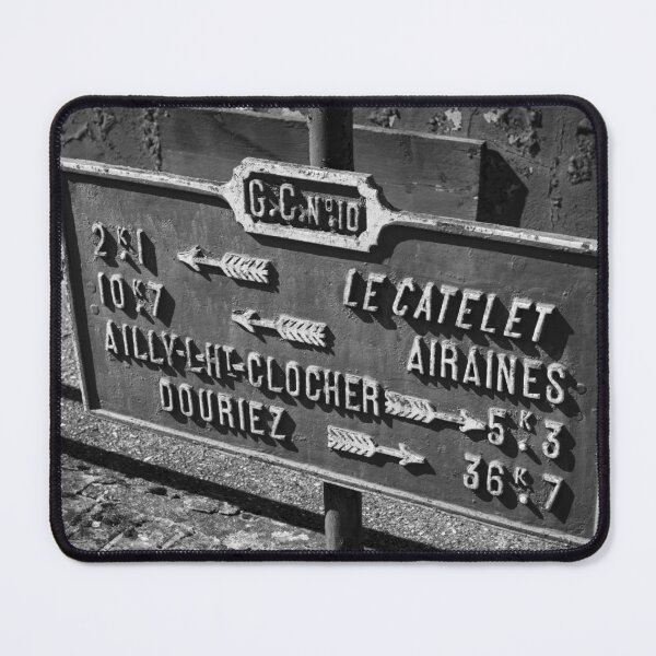 Item preview, Vintage Road Sign, Picardy, France designed and sold by Imladris01.