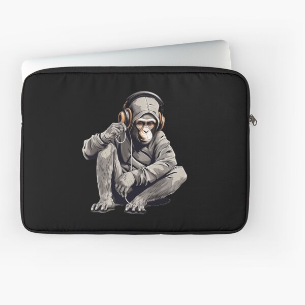 Item preview, Banksy DJ Monkey Thinker with Headphones designed and sold by hamishby.