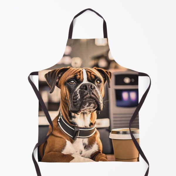 Item preview, Boxer Dog Coffee Lover designed and sold by ElegantCat.