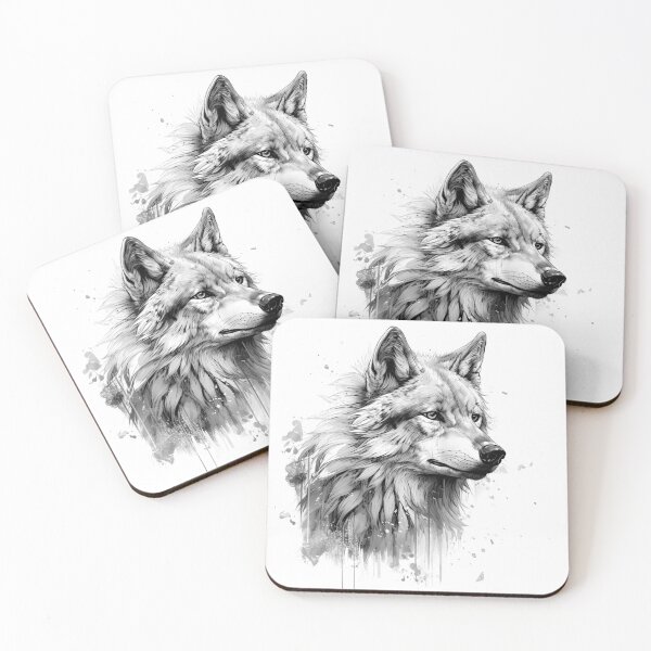 Item preview, Wild Wolf Designs, Animal designs designed and sold by Tomioka-Art.
