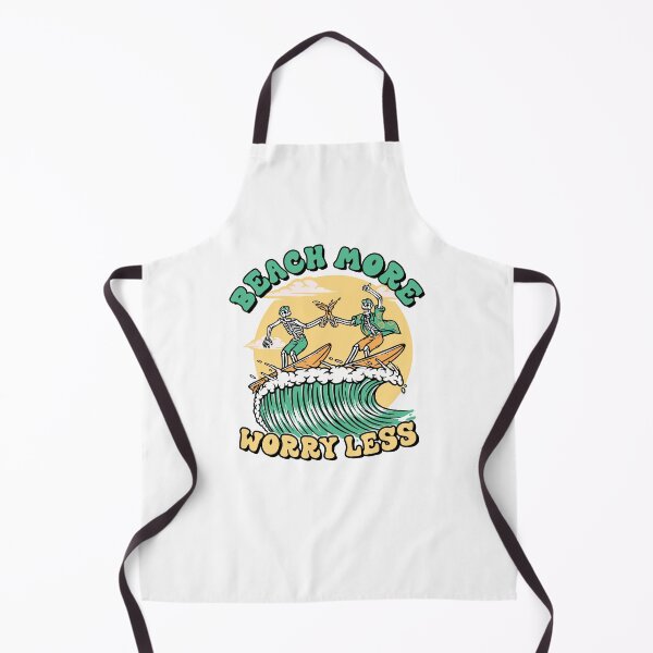 Item preview, Beach More Worry Less - Surfing Skeletons designed and sold by printify.