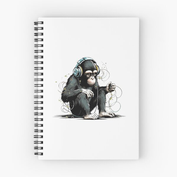 Item preview, Banksy DJ Monkey Thinker with Headphones designed and sold by hamishby.