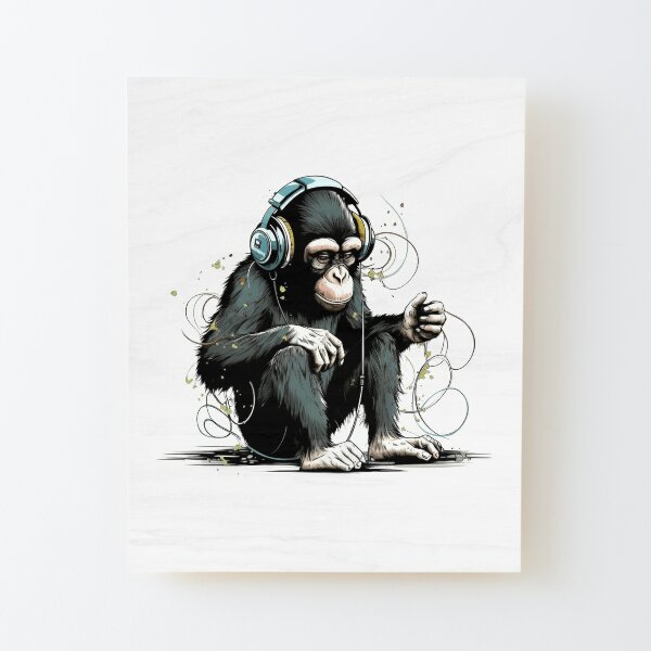 Banksy Dj Monkey Wall Art for Sale