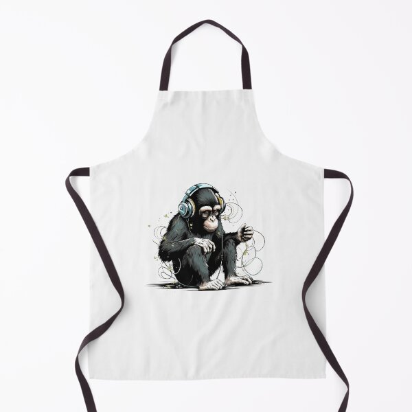 Item preview, Banksy DJ Monkey Thinker with Headphones designed and sold by hamishby.
