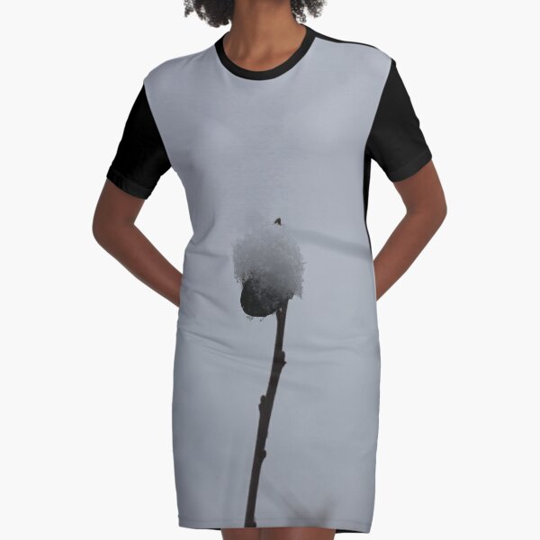 The first snow gently sat down without squeezing anything Graphic T-Shirt Dress