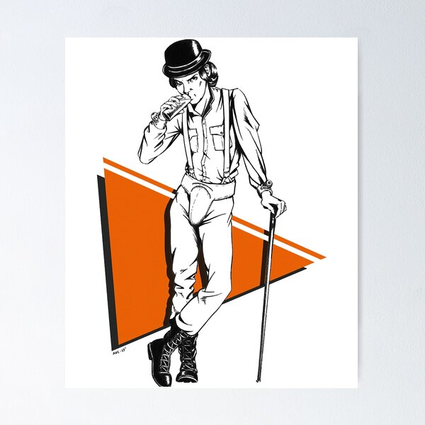 Item preview, Alex DeLarge. Premium Scoop designed and sold by hirschlauryn.