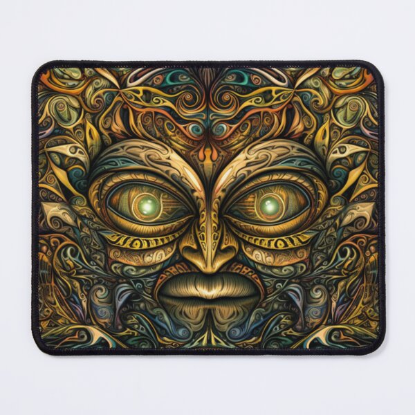 Item preview, Inca mask in a DMT style designed and sold by shakespeare1212.
