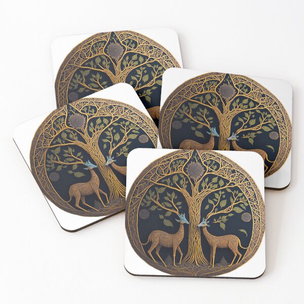Item preview, Deer under the Tree designed and sold by itsy-beetsy.