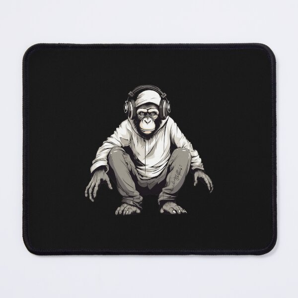 Item preview, Banksy DJ Monkey Thinker with Headphones designed and sold by hamishby.