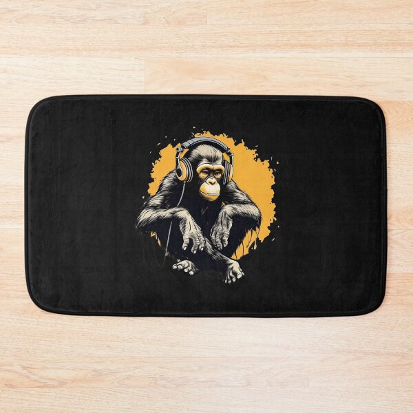 Item preview, Banksy DJ Monkey Thinker with Headphones designed and sold by hamishby.
