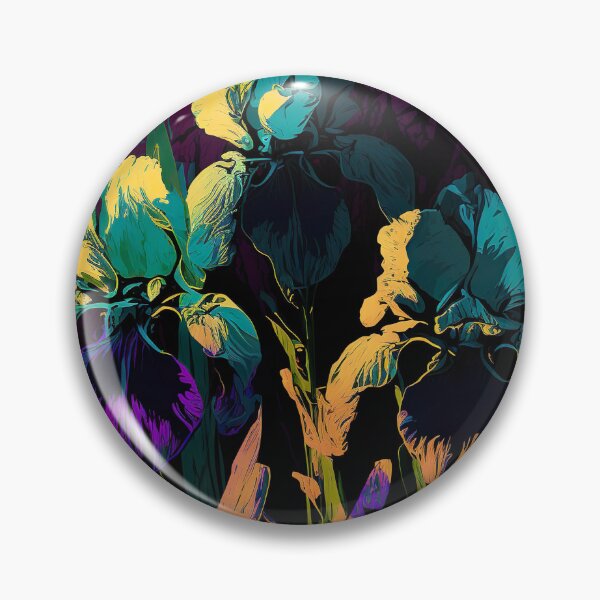 Item preview, Pop Art Monet's Garden. Iris flowers. designed and sold by Elena Kulakova.