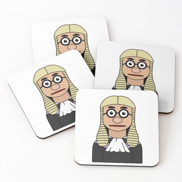 Item preview, Judge uniform job cartoon character illustration designed and sold by Alisha wood.