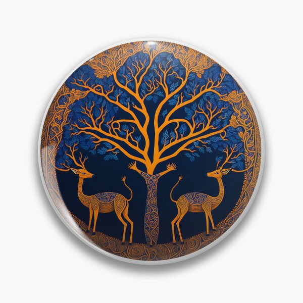 Item preview, Deer under the Tree-2 designed and sold by itsy-beetsy.