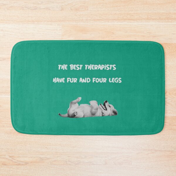 Item preview, The Best Therapists Have Four Legs (monochrome) designed and sold by kookycomet.
