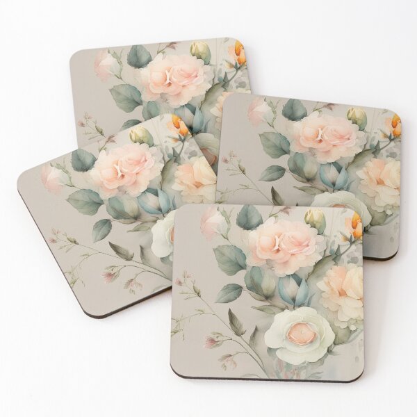 Item preview, Throw Pillow With Beautiful Floral Pattern - Grandma Chic Home Decor designed and sold by Sowari-Pillows.