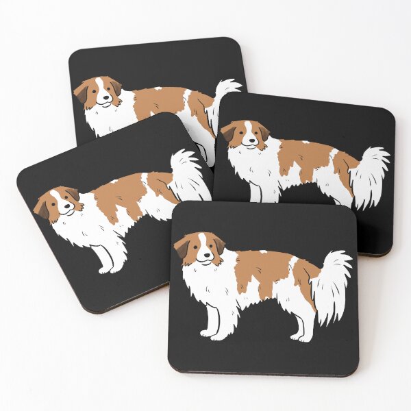 Item preview, Nederlandse kooikerhondjes dog cute illustration  designed and sold by Yarafantasyart.