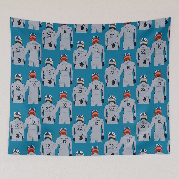 Item preview, Pierre Gasly and Yuki Tsunoda designed and sold by keatinglatrisha.