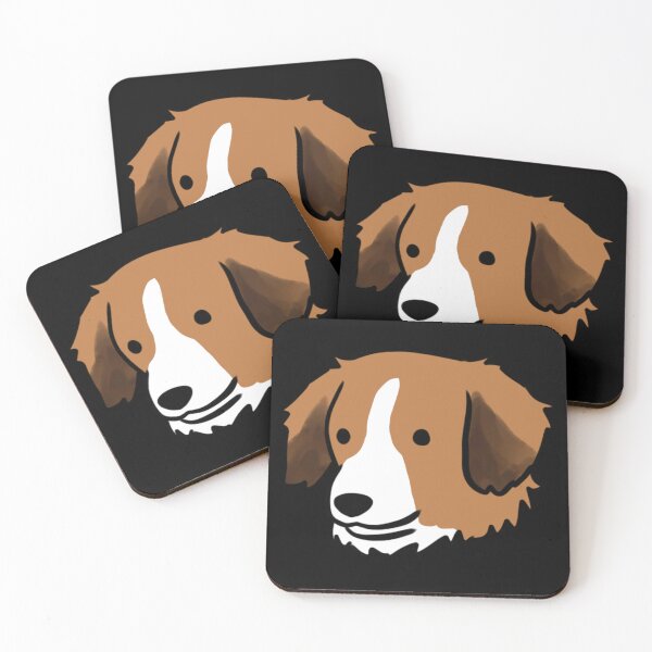 Item preview, Nederlandse kooikerhondjes dog cute illustration  designed and sold by Yarafantasyart.