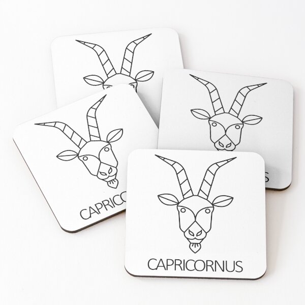Item preview, Capricornus Zodiac Sign - Black designed and sold by SimpleWorksSK.