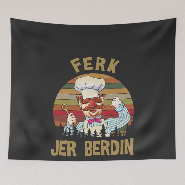 Item preview, Ferk Jer Berdin Shirts, Swedish Chef Muppet Character Shirt, Movie Poster Gifts, Custom Shirt, Vintage Retro Movie T Shirt designed and sold by MaryWhi43.
