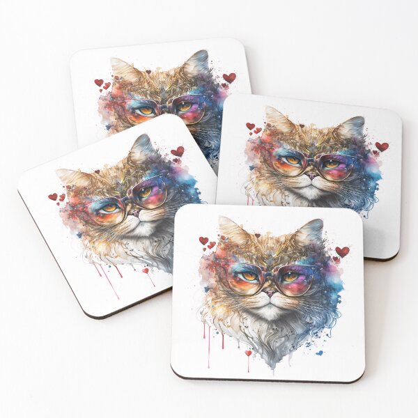 Item preview, Cool cat with sunglasses designed and sold by Aliaksandr Kudlakou.