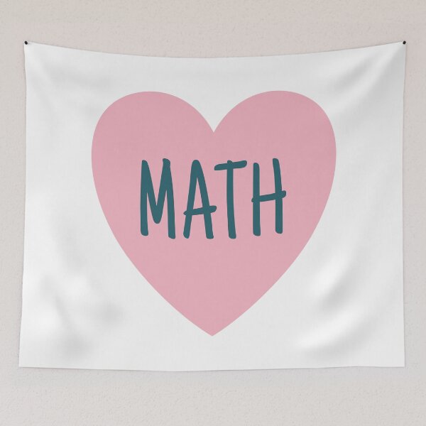 Item preview, Love Math heart designed and sold by Think4Prints.