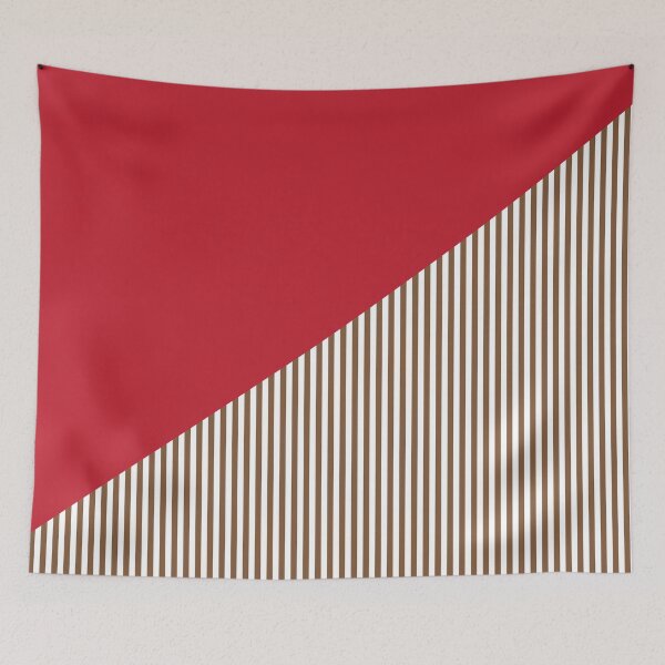 Item preview, Triangle and Stripes | Mixed Patterns | Brown and Red designed and sold by rsty11.