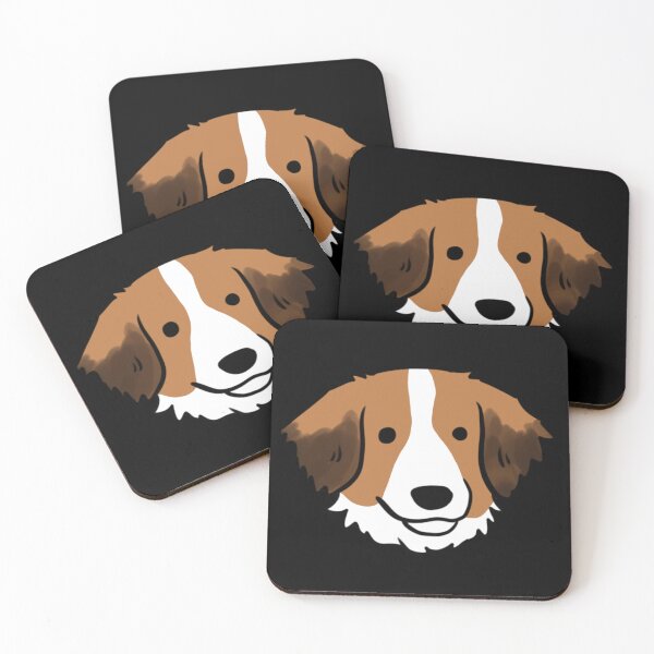Item preview, Nederlandse kooikerhondjes dog cute illustration  designed and sold by Yarafantasyart.