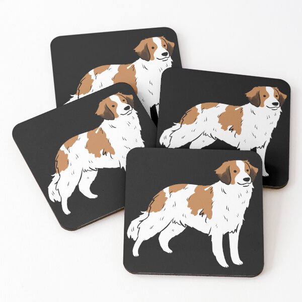 Item preview, Nederlandse kooikerhondjes dog cute illustration  designed and sold by Yarafantasyart.
