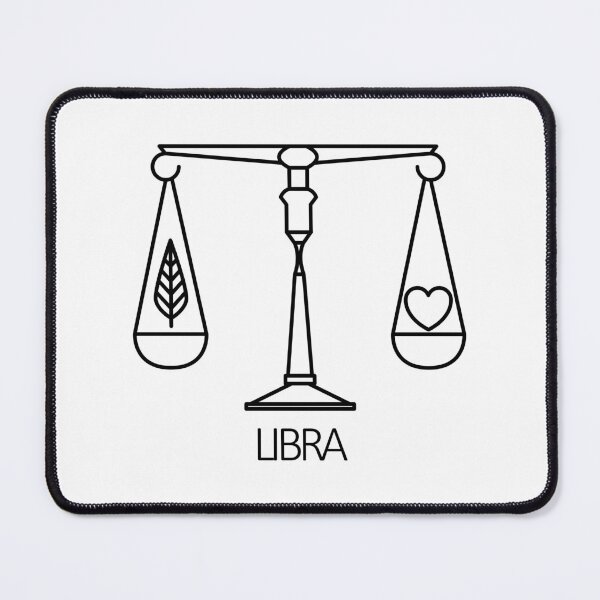 Item preview, Libra Zodiac Sign - Black designed and sold by SimpleWorksSK.