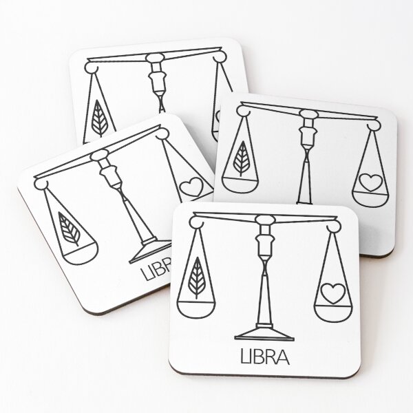 Item preview, Libra Zodiac Sign - Black designed and sold by SimpleWorksSK.