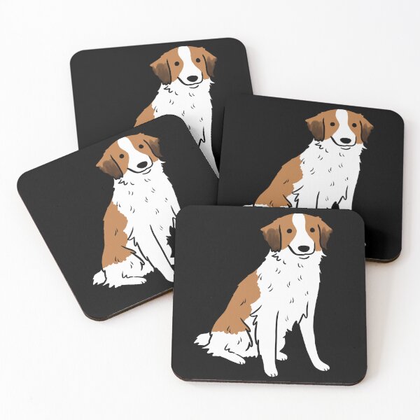 Item preview, Nederlandse kooikerhondjes dog cute illustration  designed and sold by Yarafantasyart.