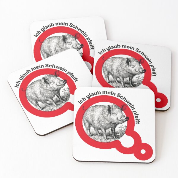 Item preview, Ich glaub mein Schwein pfeift designed and sold by KUNSTwort-shop.