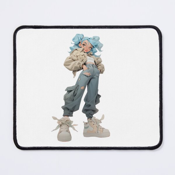 Item preview, Indigo hair girl designed and sold by mooonstyle.