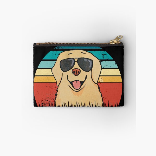 Item preview, Retro Sunset Cool Golden Retriever designed and sold by Golden Turtle Studio.