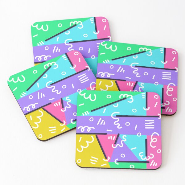 Item preview, Retro Memphis style patterns designed and sold by Cosmodoody.