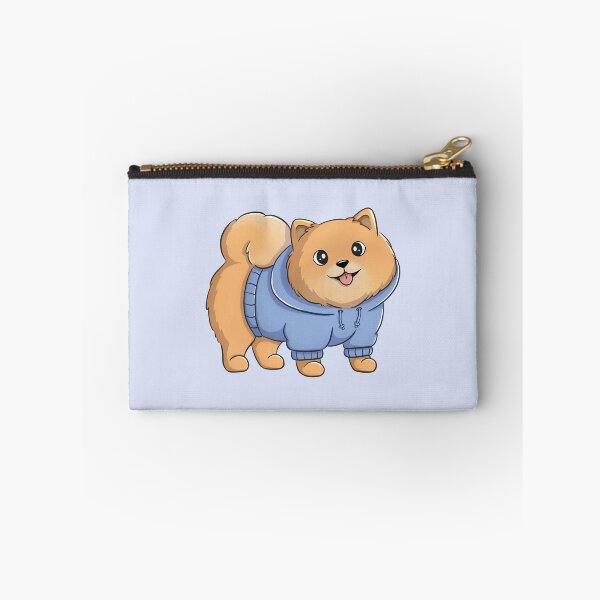 Item preview, Pomeranian Dog In Blue Hoodie designed and sold by Meowrye.