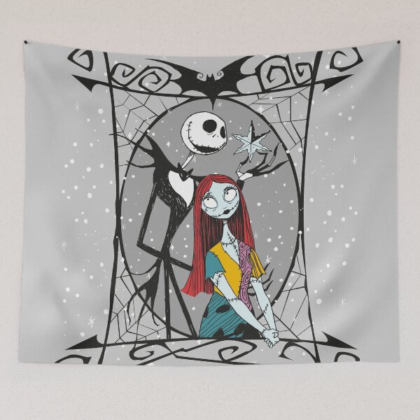 Item preview, Jack Skellington and Sally The Nightmare Before Christmas designed and sold by 11UponaTime.