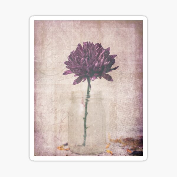 Item preview, Purple Dahlia with French Brocante designed and sold by gingerfancy.
