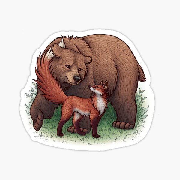 Item preview, Bear & Fox designed and sold by lyndseygreen.