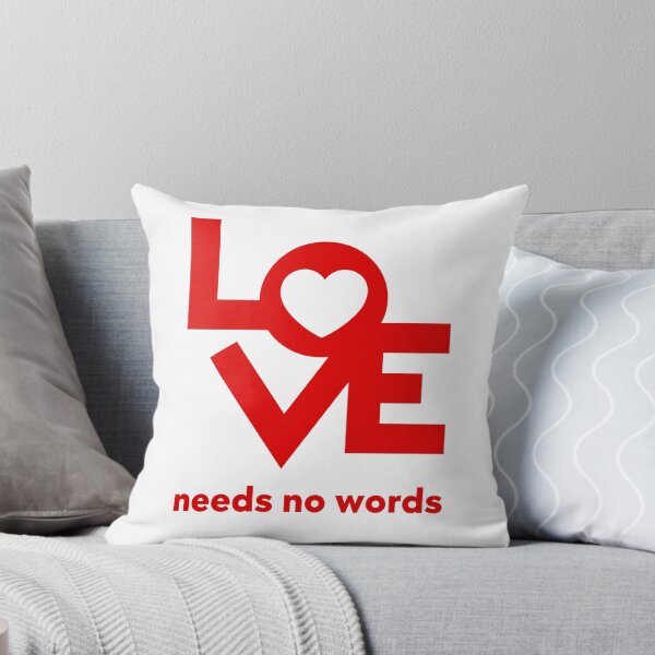 Item preview, Love needs no words designed and sold by Thirdsun.