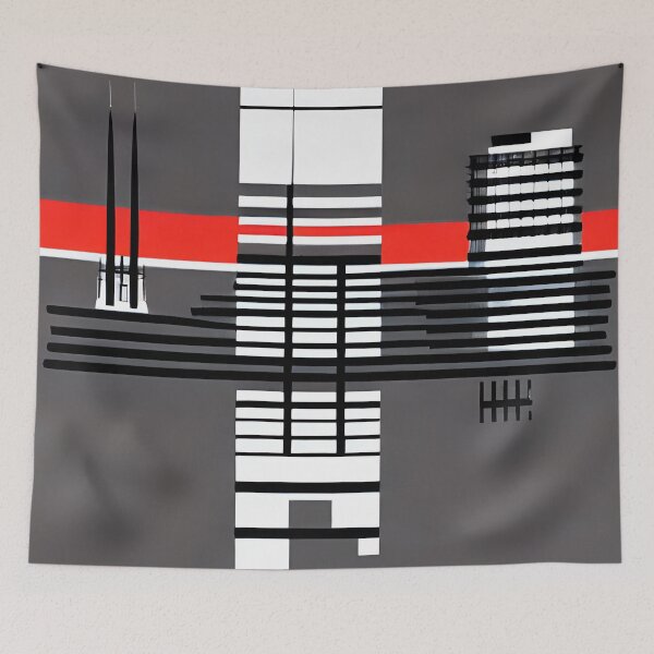 Item preview, Skyline in the style of famous art No. 55 designed and sold by CRAFTER-MEDIA.
