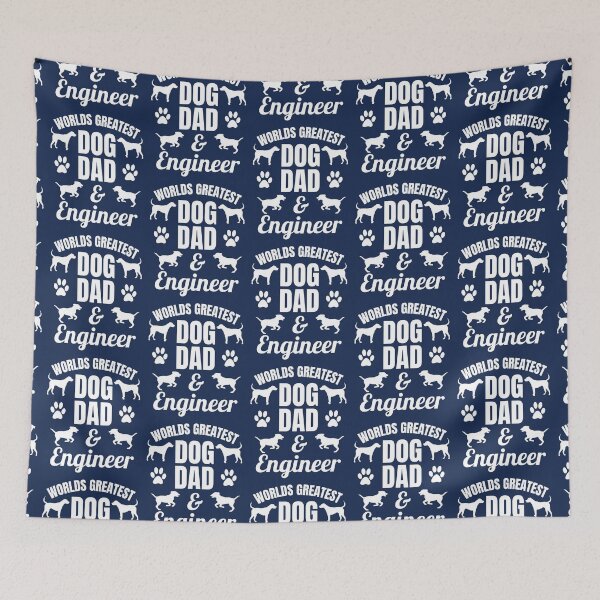 Item preview, Worlds Greatest Dog Dad And Engineer | Featuring An Alternative Design On Selected Products designed and sold by McThingummy.