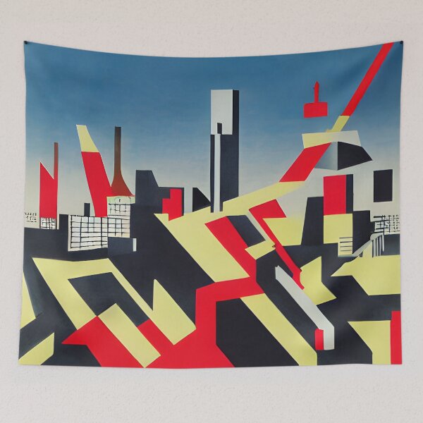 Item preview, Skyline in the style of famous art No. 54 designed and sold by CRAFTER-MEDIA.