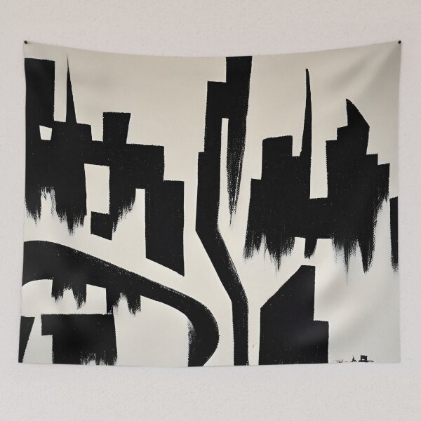 Item preview, Skyline in the style of famous art No. 52 designed and sold by CRAFTER-MEDIA.
