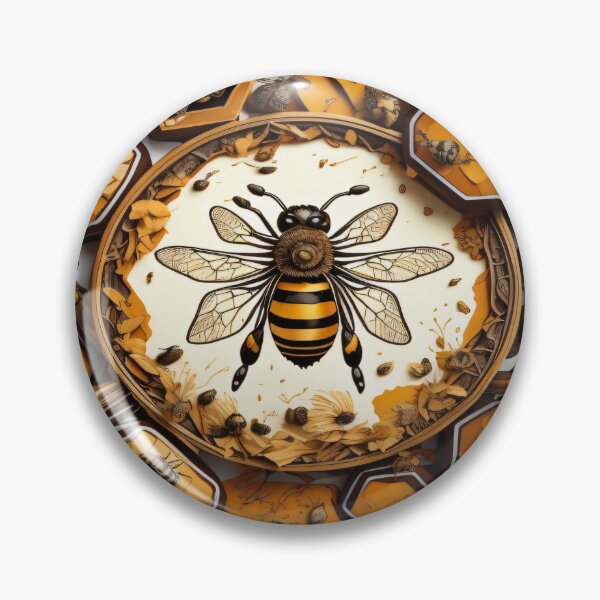 Item preview, Vintage 3d bees pattern  designed and sold by shadowartsss.