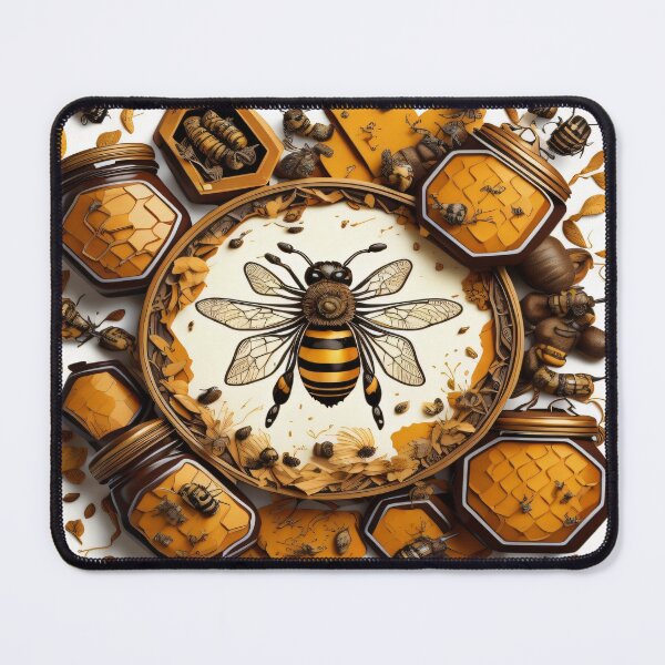 Item preview, Vintage 3d bees pattern  designed and sold by shadowartsss.